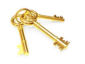 3 Gouden sleutels representeren trauma behandeling op 3 niveaus